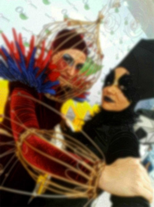 چهره زشت بالماسکه و هالووین در دانشگاه الزهرا! / باز هم یک غفلت فرهنگی مشهود