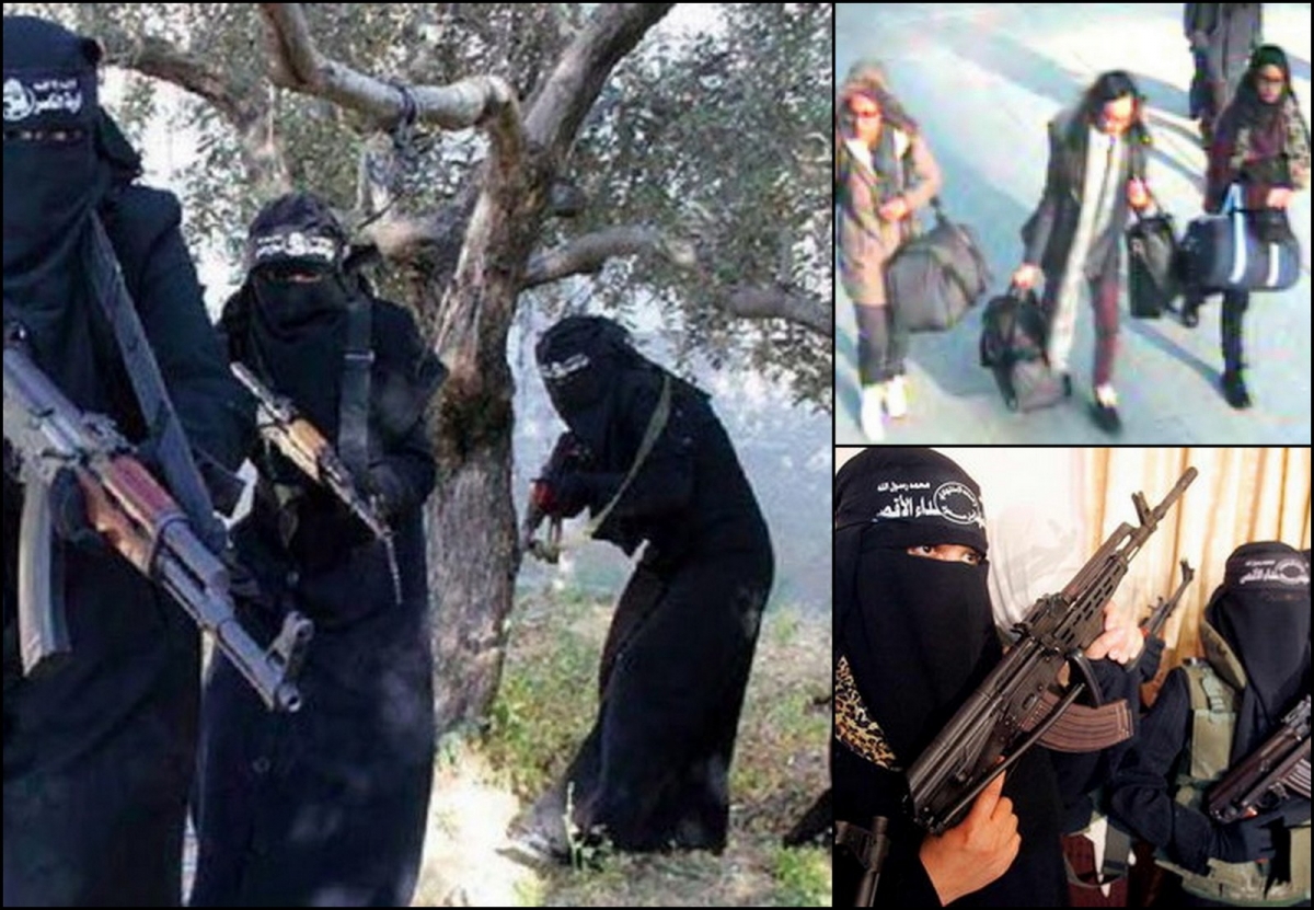 بارداری دختران کانادایی از تروریست‌های داعش/ چالش کانادا درباره تروریست‌های دورگه+ تصاویر