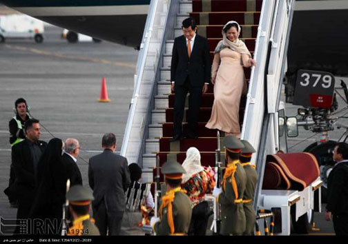 رییس‌جمهور ویتنام و همسر در تهران+ عکس