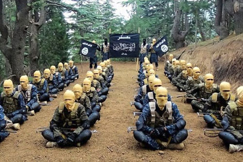 تمرین نظامی داعش در افغانستان+ تصاویر
