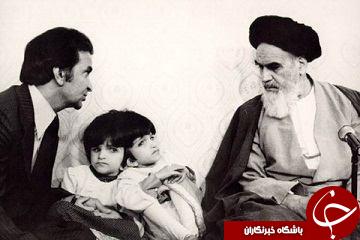 لاله و لادن در کنار امام خمینی(ره) + عکس