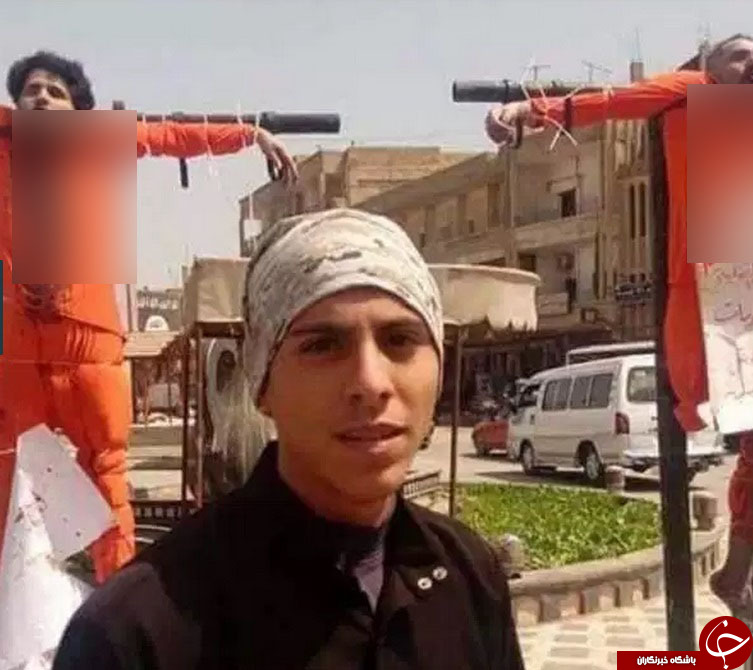 سلفی مشمئز کننده یک داعشی با اجساد قربانیان+ تصاویر (16+)