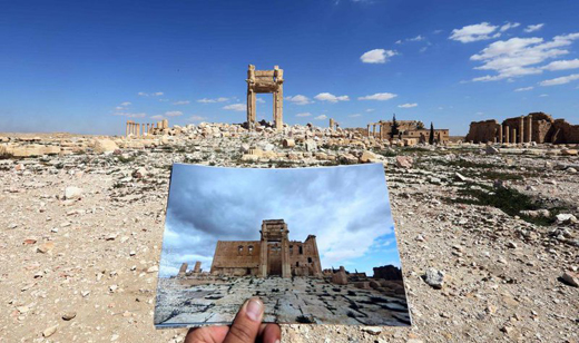 چنگال داعش در قلب تاریخ + تصاویر