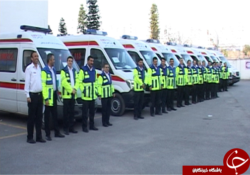 جایگزینی 22 آمبولانس ناوگان اورژانس مازندران + تصاویر