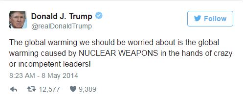 تغییر ناگهانی نظر ترامپ درخصوص سلاح‌های هسته‌ای+ سند