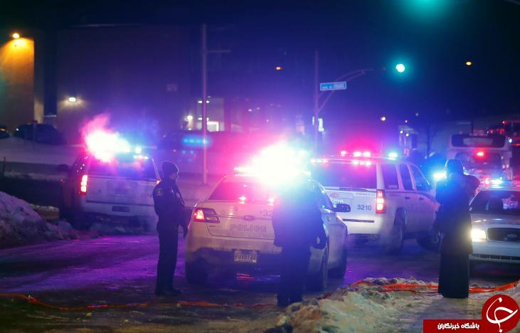 تیراندازی به نمازگزاران در مسجدی در کانادا/ 5 نفر کشته شدند+ تصاویر