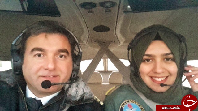 دختر 23 ساله، نخستین خلبان محجبه هواپیماهای جنگنده ترکیه +تصاویر