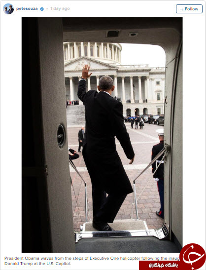 آخرین تصاویر از حضور اوباما در کاخ سفید