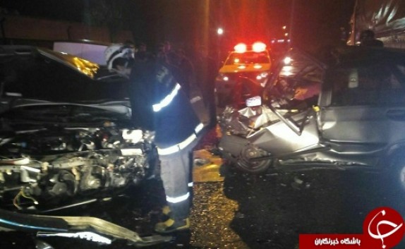 پنج کشته و مجروح در حادثه رانندگی+عکس