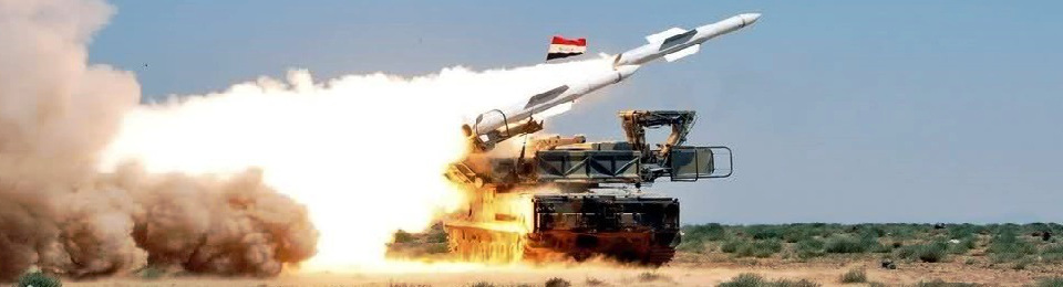 شلیک مقتدارانه پدافند هوایی سوریه/موشک‌های سطح به هوا قاتل جنگنده‌های صهیونیست + تصاویر
