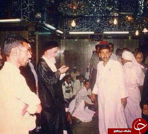عکس دیده نشده از امام خمینی(ره) در نجف