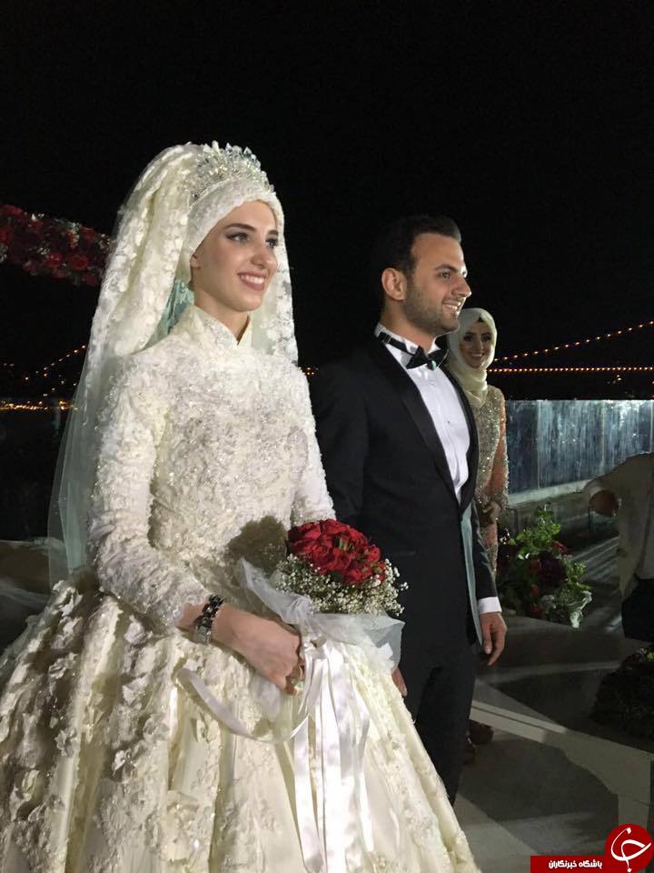 ازدواج پسر مشاور اردوغان با نوه رئیس جمهور سابق سوریه/ اعطای 1500 روادید برای نزدیکان عروس+تصاویر
