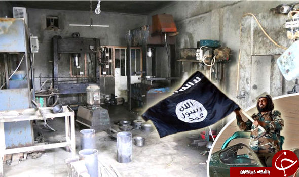 کارخانه بمب سازی وحشتناک داعش که ارتش ترور در آن سلاح می سازد+ تصاویر