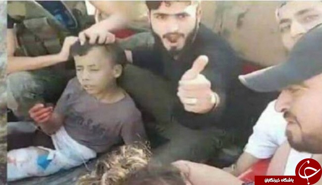 سرانجام وحشتناک قاتل داعشی که سر کودک معصوم سوری را بردید+تصاویر(18+)