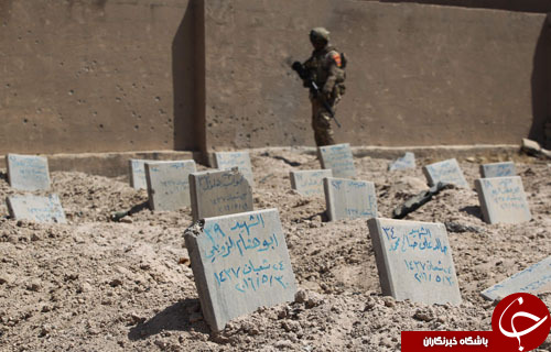 قبرستان 550 نفری داعشی‌ها در فلوجه عراق