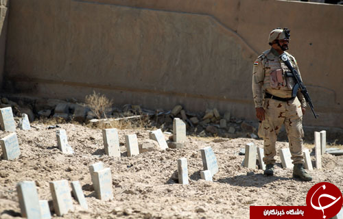 قبرستان 550 نفری داعشی‌ها در فلوجه عراق