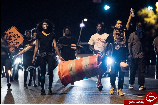 تصاویری از اعتراضات خیابانی سیاه‌پوستان