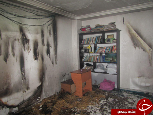 انفجار یک باب منزل مسکونی در رشت+تصاویر