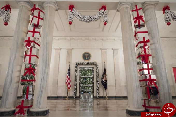 میشل اوباما کاخ سفید را برای آخرین‌بار تزیین کرد+ تصاویر