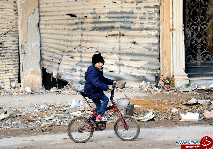 بازگشت 1500 خانواده سوری به خانه های خود + تصاویر