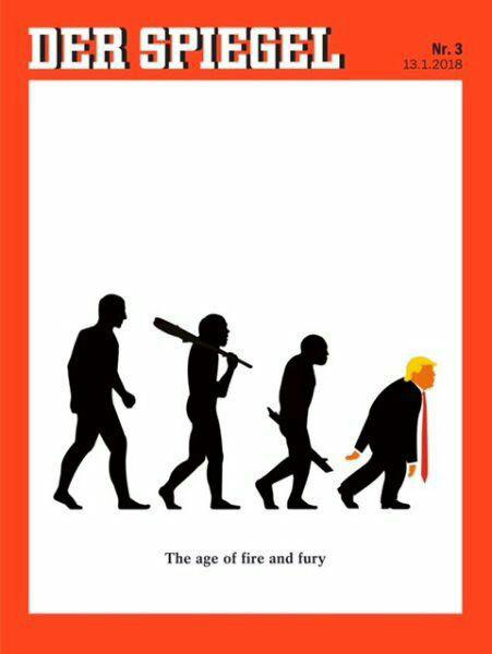 طرح جلد قابل تامل نشریه آلمانی درباره ترامپ