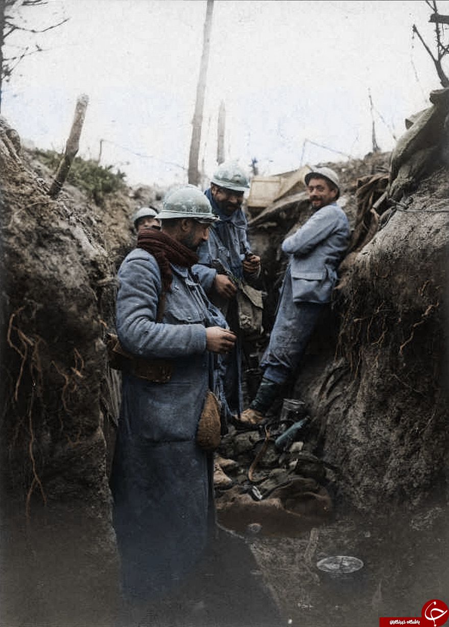 تصاویر دیده نشده رنگی  از جنگ جهانی اول