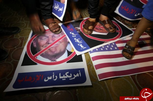 اعتراض همزمان فلسطینیان و صهیونیست‌ها به حضور ترامپ در سرزمین‌های اشغالی+ تصاویر