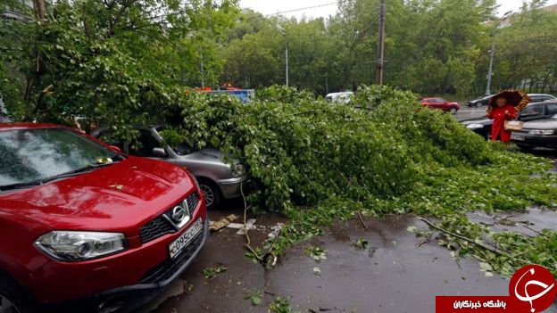 توفان در مسکو جان 16 نفر را گرفت