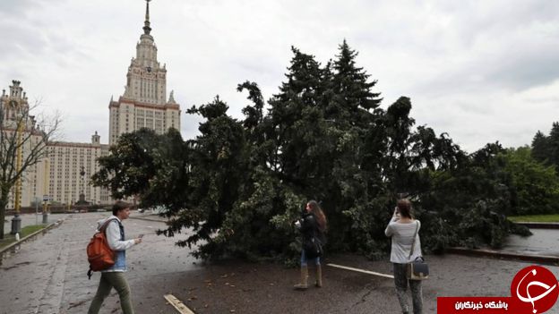 توفان در مسکو جان 16 نفر را گرفت