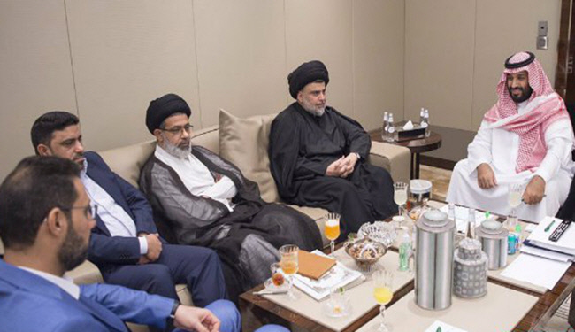 مقتدی صدر با محمد بن سلمان دیدار کرد
