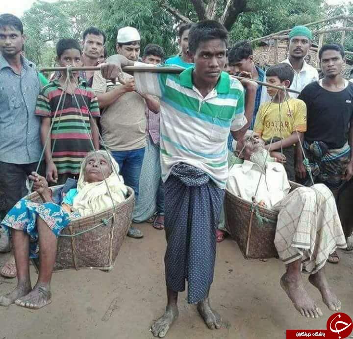 تصویری خاص از مسلمان آواره میانماری