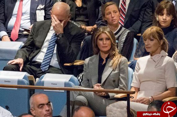 چهره مستاصل جان کلی هنگام سخنرانی ترامپ!+ عکس
