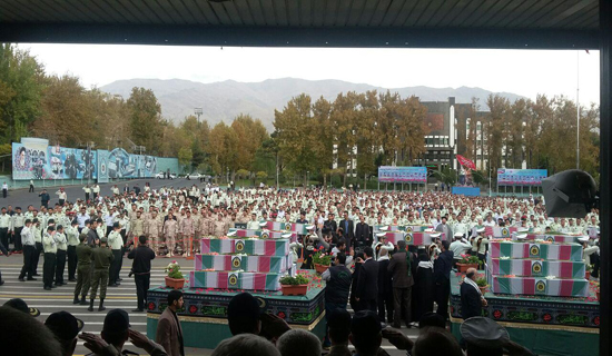 مراسم تشییع پیکر پاک 54 شهید دفاع مقدس ناجا برگزار شد