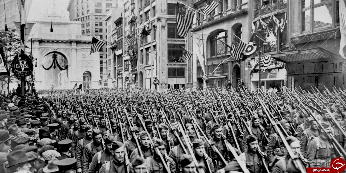 نود و نهمین سالگرد پایان جنگ جهانی اول در قاب تصاویر