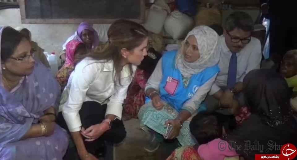سخنان ملکه اردن درباره وضع آوارگان روهینگیا: چیز‌هایی که دیدم وحشتناک بود