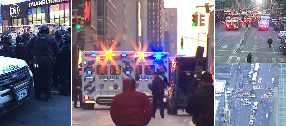انفجار در منهتن نیویورک/ تخلیه چند ایستگاه مترو در نزدیکی محل حادثه/ احتمال بمبگذاری در سایر نقاط شهر+ فیلم و تصاویر