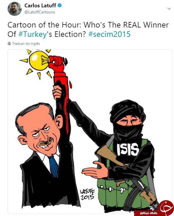 درخواست وکلای رئیس جمهور ترکیه برای سانسور کاریکاتورهای اردوغان+ تصاویر